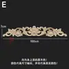 Dongyang Tallado en Madera Estilo Europeo Calcomanía Accesorios para Muebles Flores para Puertas de Madera Tallado Fino Calcomanías para Puertas de Gabinete Flores para Cabeceras Calcomanías de Madera Maciza Decoración