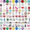 100 Módulo de Dijes para Joyería DIY Mixtos Accesorios para Pulseras Parches DIY Dijes Flotantes Medallón