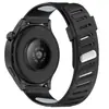 Nuevo Modelo del Fabricante Adecuado para Huawei, Samsung, Garmin, Gaochi, Suunto, Huami Correa de Reloj de Silicona con Hebilla Bicolor y Agujero Inclinado de 22 mm