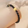 Pulsera de Cristal con Perlas de Cristal Natural Optimizada Pulsera Versátil de Nicho Joyería de Moda de Lujo Ligero Venta al por Mayor para Mujeres