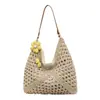 Bolso de Paja de Moda para Mujer 2026 Nuevo Modelo Bolso de Playa para Vacaciones Bolso de Hombro de Alta Gama de Gran Capacidad Moderno