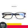 Óculos para miopia fotossensíveis que mudam de cor para homens, bonitos, anti-azul, alta definição, armação preta, armação de óculos, óculos de proteção planos, estilo coreano