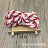 Cuerda de Algodón Trenzada Redonda Sólida de 6 mm, Tres Colores, Trenza de Tres Hilos, Cuerda Trenzada, Ropa, Accesorios Textiles para el Hogar, Cuerda de Algodón Trenzada
