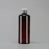 Botellas de Plástico Transparentes con Tapa abatible en stock 30 50 100ml Flexibles para Loción Cosmética Botellas Dispensadoras con Tapa de Mariposa