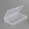 Caja vacía de plástico transparente PP caja rectangular para muestras caja de acabado caja de almacenamiento para aparejos de pesca elemento de embalaje para abalorios caja de almacenamiento
