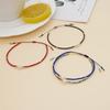 Pulsera de Verano Simple Nueva Bohemia Colorida Luz de Lujo Pequeñas Cuentas de Arroz Nicho Pulsera para Dama Cuentas al Por Mayor