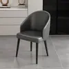 Cadeira Novo Estilo para Uso Doméstico, Cadeira de Jantar de Luxo Leve, Banqueta de Maquiagem Comercial, Cadeira de Reunião e Lazer, Banqueta Pequena de Apartamento com Encosto de Ferro Forjado