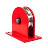 Roldana de içar roda de aço fundido 1T2T/3t/5t suporta roldana de cabo de aço roda com rolamento duplo acessórios roda guia