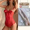 Lencería Sexy para Entrenar Pechos Pequeños, Tentación Sexy de Encaje, Transparencia Provocativa, No Necesitas Quitarte el Pijama en la Cama, Traje de Pasión para Mujer