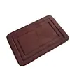 Alfombrilla de Piso para Baño de Color Sólido Simple Transfronteriza, Felpudo Antideslizante Resistente a Manchas para Entrada de Baño, Alfombrilla de Piso Absorbente de Terciopelo de Coral para el Hogar