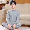 Conjunto de roupa íntima infantil Meninos Crianças médias e grandes roupas de outono terno de calça comprida adolescentes suéter de algodão suéter suéter terno de calça
