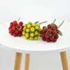 32cm Fruta Artificial Bola de Framboesa Estilo Americano Frutas Vermelhas de Natal Framboesa Decoração de Casa de Luxo Enfeite Buquê
