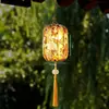 Linternas del Festival de Medio Otoño, linternas Hanfu portátiles de estilo antiguo, kits de materiales DIY hechos a mano, decoraciones de linternas de palacio, linternas luminosas de brocado Song