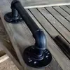 Corrimão de escada moderno minimalista de tubo de ferro para casa, loft interno, montado na parede, corrimão antiderrapante para idosos, adequado para creches