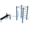 Equipamento de fitness ao ar livre equipamento de exercício físico estendido de lazer