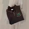 Moletom Europeu com Zíper Meio e Capuz para Esportes ao Ar Livre Manga Longa Camada Base Outono Casual Roupas de Corrida Não