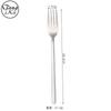 Vajilla de Viaje Ligera Cuchara de Titanio Puro Tenedor Hogar Estilo Coreano Tenedor de Titanio Portátil Cuchara de Titanio Cuchara Sopera Cuchara de Postre Tenedor