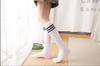 Calcetines jk para pantorrilla calcetines de terciopelo japonés para niños hasta la rodilla cortos negros alargados calcetines altos calcetines de estudiante