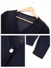 Cárdigan Azul Marino Protector Solar para Mujer, Ropa Exterior Camisola de Verano, Camisa para Aire Acondicionado, Cubierta Holgada, Top Transparente, Chaqueta Fina