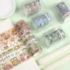 Cinta Washi de Color Sólido Hecha a Medida, Pegatinas para Diario, Cinta Decorativa DIY, Empaque para Diario, Desprendible