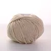 Qianbanyan 4 fios lã de algodão leite atacado espessura média tricô à mão crochê fio de cachecol de algodão para bebê