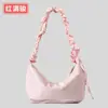 Liquidação: Bolsa Tote de Algodão com Enchimento de Penas Grande Capacidade Outono/Inverno Bolsa Nuvem Bolha Bolsa de Pelúcia Bolsa Transversal de Ombro Feminina