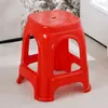 Banqueta de Plástico Atacado Casa Espessada Sala de Estar Escritório Adulto Empilhável Simples Quadrada Banqueta Macia Borracha Plástico Cadeira