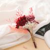 1 Buquê de Flores Secas Pequeno Buquê Estilo Floresta Flores Reais Mini Grama do Amante Não Me Esquecas Acessórios de Corsage de Flores Secas Decoração DIY Feita à Mão