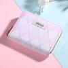 Nueva Cartera Pequeña Explosiva de Cuadrícula Azul Haiyan para Mujer Diseño de Nicho Bolso Todo en Uno Gran Capacidad Bolsillo para Tarjetas tipo Organigrama