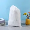 Bolsa de Lavandería Desechable con Cordón de Ajuste No Tejida Personalizada para Hotel Pantuflas Hotel B&B Bolsa de Almacenamiento a Prueba de Polvo para Ropa