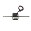 Motor Paso a Paso con Agujero Pasante Micro 28, Bifásico de Cuatro Cables, Motor Paso a Paso con Agujero Pasante Telescópico Frontal y Trasero 28