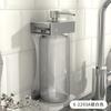 Dispensador de líquido manual de doble cabezal de acero inoxidable hotel de un solo cabezal aleación de aluminio jabón para colgar en la pared tres cabezales caja de líquido para baño dispensador de jabón