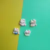Dibujo Animado Linda Gatita Enfermera DIY Resina Hecho a Mano Pegamento de Crema Imán para Refrigerador Pasador Cuerda para el Cabello Parche Accesorios