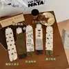 Songmu Songmu "Serie de Ilustraciones de Perros" Calcetines de Media Caña Sin Costuras con Dedos Divididos, Lindos Calcetines de Algodón Holgados Estilo Japonés para Mujer
