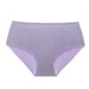 Ropa interior de algodón puro ultrafina para mujer, nueva, sencilla, de seda de hielo, para mujer, de cintura baja, sin costuras, de una pieza, tipo bóxer ondulado