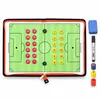 Pizarra Táctica de Fútbol Doble Cara Borrable Mesa de Arena para Entrenadores Pizarra Portátil de Mando para Entrenamiento de Fútbol Pizarra Táctica de Fútbol