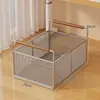 Prateleira de armazenamento sob a mesa, caixa de armazenamento de livros, cesto de livros de chão, suporte móvel para bolsa de livros de dormitório, ferramenta de armazenamento de livros para sala de aula