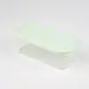 Caja de Almuerzo Sellada Rectangular de Silicona para Crispy, Caja de Almacenamiento de Frutas y Verduras para Oficinistas, Transfronteriza