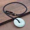 Lanyard para collar de jade dorado, cordón especial con hebilla de seguridad de nudo plano tejido a mano, para niños, hombres y mujeres delgados