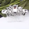 Acessórios de cabelo clássicos com flores para noivas pente de cabelo inserção de pente de cabelo com strass para noivas explosões de comércio exterior acessórios de cabelo populares
