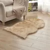Alfombra irregular elegante para uso doméstico, alfombrilla cálida para suelo de dormitorio, alfombrilla para ventanal, cojín para silla de oficina, cojín para sofá, engrosada y cálida.