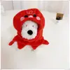 [Solo Ropa] Ropa para Cachorros West Highland Accesorios Lindos Suéter Sombrero Set de Abrigo