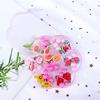 Brincos de joias infantis estilo coreano Brincos de princesa sem furos para orelhas Brincos falsos Brincos para meninas Conjunto de joias em caixa para presente