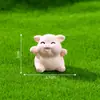 Micro-Paisaje Cuerda de Columpio Creativa Capibara Capibara Muñeco de Animal Pequeño Accesorios de Decoración DIY Mini Adornos Pequeños