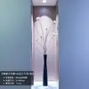 Magnolia Nórdica Rama Larga Flor Seca Ramo Grande De Pie Ramas Secas Naturales Flores Secas Hechas a Mano Gabinete de Entrada con Rejilla Abierta