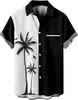Camisa de manga corta para hombre de comercio exterior transfronterizo europeo y americano 2024, nueva, impresión digital 3D, serie de Halloween