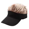 Gorra de Béisbol con Peluca Nueva Hip-Hop Divertida Todo en Uno Visera de Pico para Exteriores Estilo Caliente Transfronterizo Sudeste Asiático Versátil