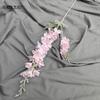 Simulação 2 garfos andorinha pequena arranjo de flores de casamento guia de caminho grampo de delfínio layout de auditório de casamento flores falsas enfeites de decoração para casa