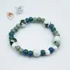 Colección de Cuentas Jingdezhen Cuentas Budistas Pulsera de Cerámica Popular Nuevo Estilo Chino Fresco y Sencillo Estilo Nacional Tejido Puramente Hecho a Mano