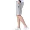 Pantalones cortos rectos de verano para hombre, de seda fina, de secado rápido, informales, deportivos, holgados, estilo Harajuku, para playa, de talla mediana